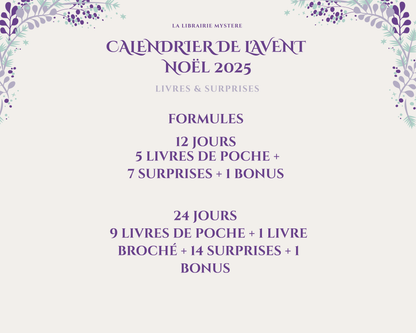 Calendrier de l’Avent Littéraire – 12 ou 24 jours de mystère