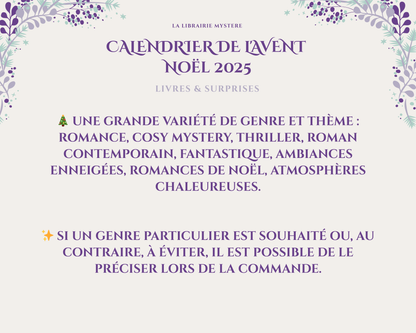Calendrier de l’Avent Littéraire – 12 ou 24 jours de mystère