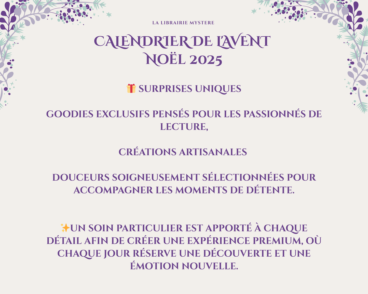 Calendrier de l’Avent Littéraire – 12 ou 24 jours de mystère