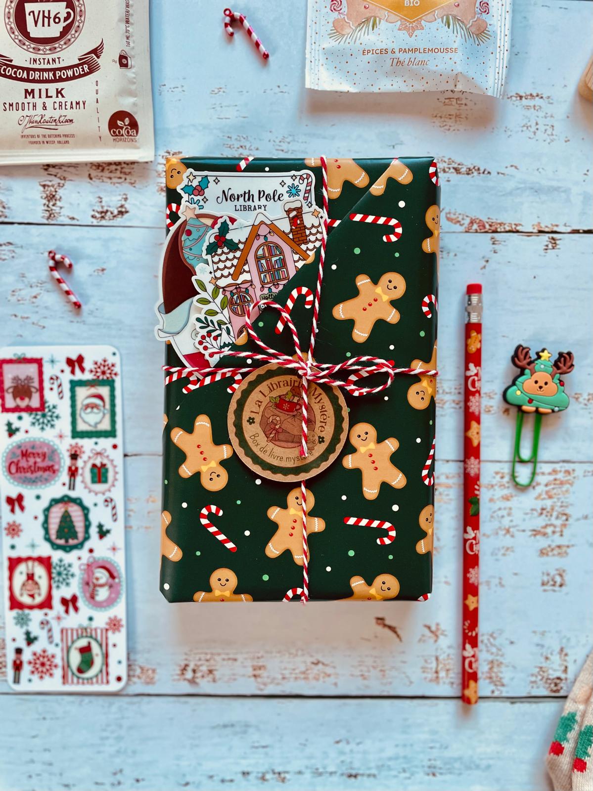 ✨ La Box Mystère de Noël – Livre surprise & douceurs hivernales