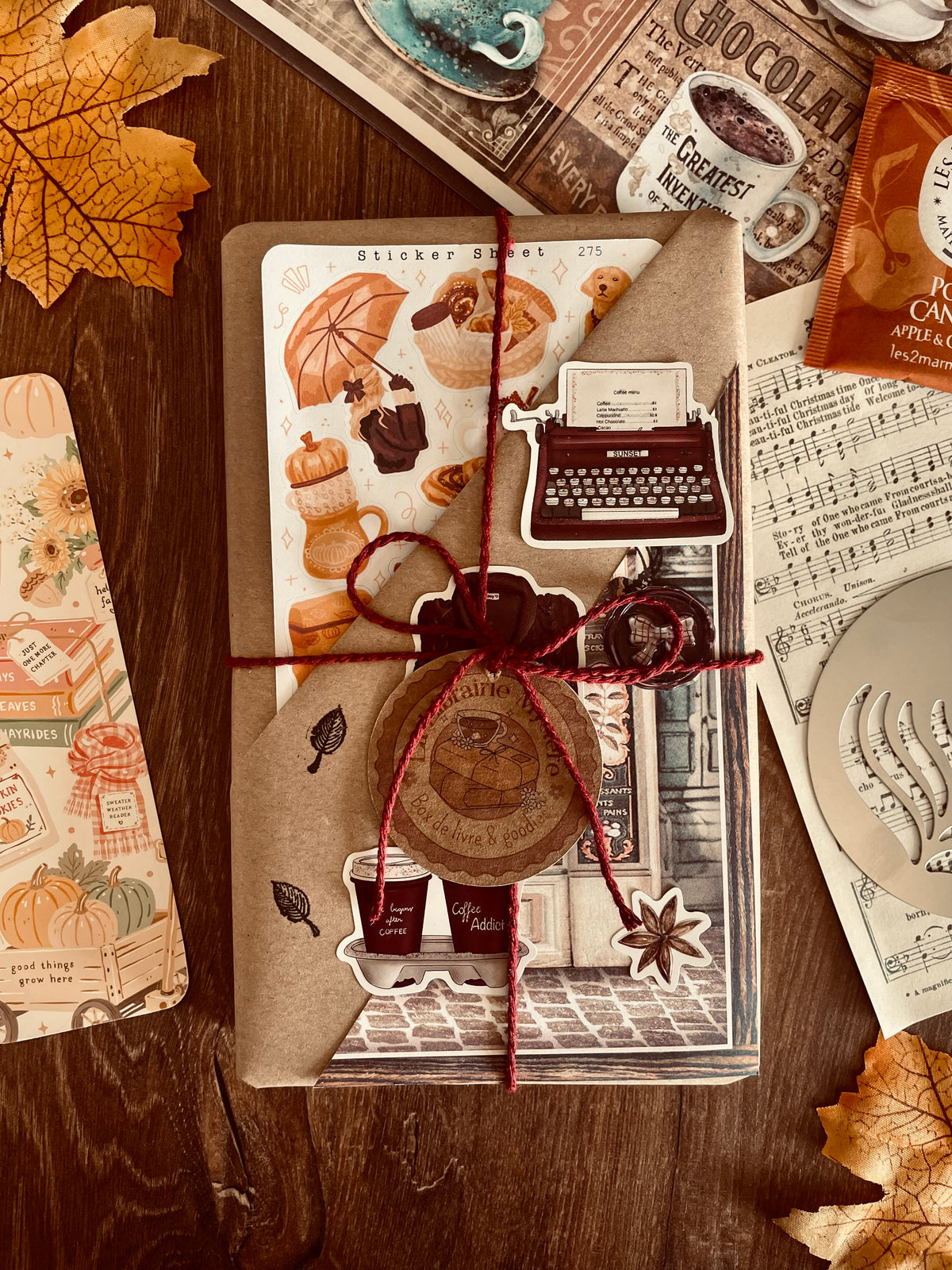 Box livre mystère d'Automne - Pause Lecture au Coffee Shop