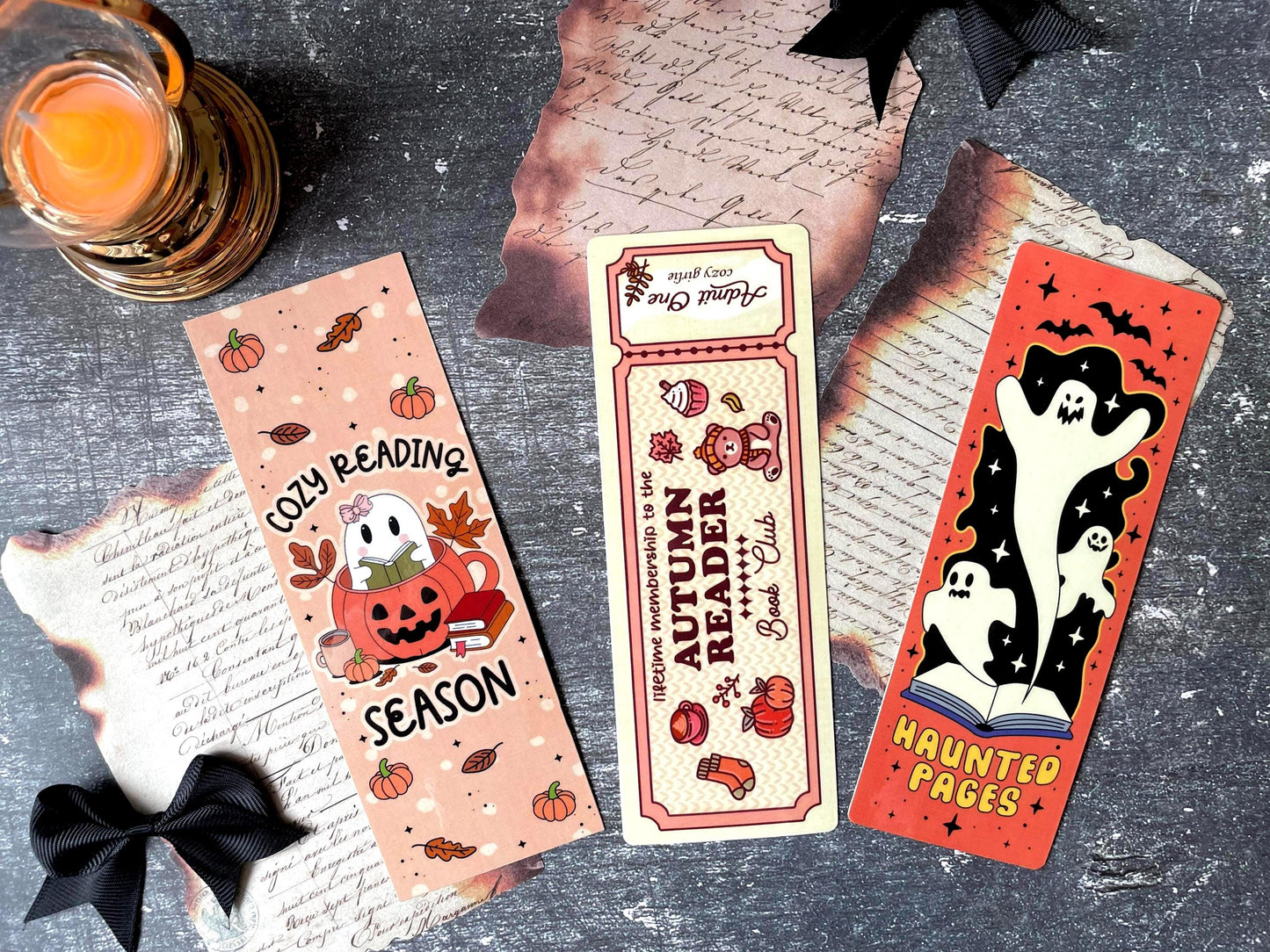 Marque-pages Automne & Halloween